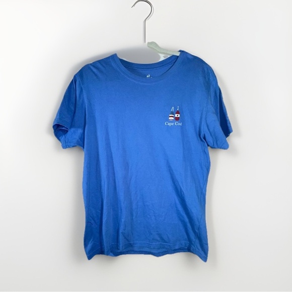 Cuffy’s Other - Cuffys Cape Cod Blue T Shirt Size Medium Mens 100% Cotton Patriotic Buoy…